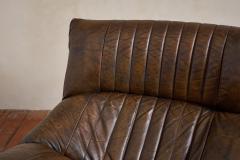 Michel Ducaroy Michel Ducaroy Leather Settee - 4607334