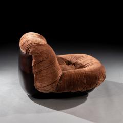 Michel Ducaroy Rare Pair of Early Ligne Roset Vintage Armchairs 1970s Michel Ducaroy - 4557692