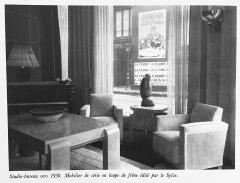 Michel Dufet Michel Dufet modernist ashwood coffee table 1930 - 3431154