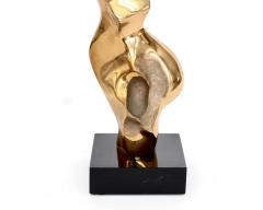 Michel Jaubert Michel Jaubert Signed French Cast Bronze Sculptural Table Lamp - 3581672