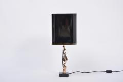 Michel Jaubert Sculptural 1970s French Bronze table lamp by Michel Jaubert - 2473440