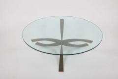 Michel Mangematin Michel Mangematin cast bronze coffee cocktail table France c1962 - 4128439