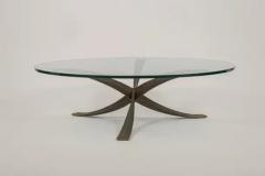 Michel Mangematin Michel Mangematin coffee cocktail table France c1960 - 3726344