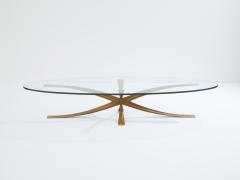 Michel Mangematin Michel Mangematin large bronze coffee table 1962 - 4011972