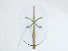 Michel Mangematin Michel Mangematin large bronze coffee table 1962 - 4011977