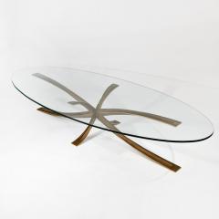 Michel Mangematin Oval coffee table - 1026365