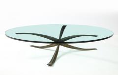 Michel Mangematin Rare Large Michel Mangematin Bronze Coffee Table 1962 - 2131371