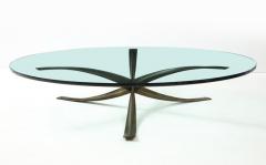 Michel Mangematin Rare Large Michel Mangematin Bronze Coffee Table 1962 - 2131372