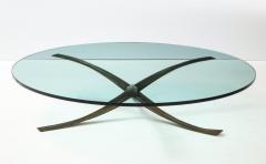 Michel Mangematin Rare Large Michel Mangematin Bronze Coffee Table 1962 - 2131386