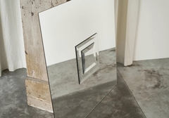Michel Martens Michel Martens Rare Large Art Mirror 1970s - 4803537
