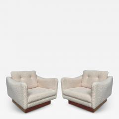 Michel Mortier Pair of SF116 Teckel armchairs by Michel Mortier Ed Steiner France circa 1963 - 3993487