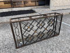 Michel Zadouna sky French Art Deco Wrought Iron Umbrella Stand - 4436613