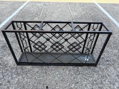 Michel Zadouna sky French Art Deco Wrought Iron Umbrella Stand - 4436620