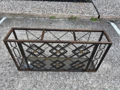 Michel Zadouna sky French Art Deco Wrought Iron Umbrella Stand - 4436651