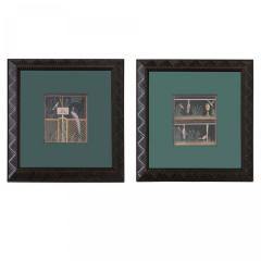 Michelangelo Maestri Italian Neoclassic Framed 18th Century Gouache Paintings - 4516424