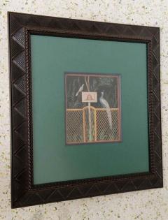 Michelangelo Maestri Italian Neoclassic Framed 18th Century Gouache Paintings - 4516426