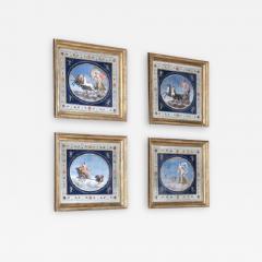 Michelangelo Maestri Michaelangelo Maestri Set of Four Bodycolour Etched Panels - 1280044