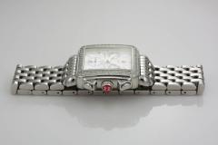 Michele Deco Chronograph Wristwatch in Stainless Steel with Diamond Bezel - 4486613