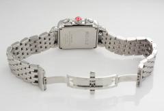 Michele Deco Chronograph Wristwatch in Stainless Steel with Diamond Bezel - 4486614