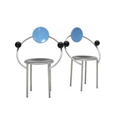 Michele de Lucchi Set of Two Chairs Mod First Designed by Michele de Lucchi for Memphis Milano - 2136080