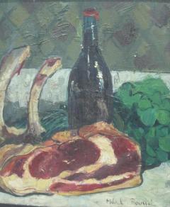 Micheline Mevel Roussel Untitled Still Life with Cut Ribs by Micheline Mevel Roussel - 4090337