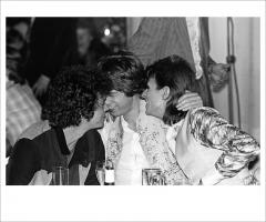 Mick Rock Reed Bowie Jagger Hug - 4068619