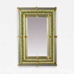 Micro Mosaic Venetian Murano Glass Mirror - 2051226