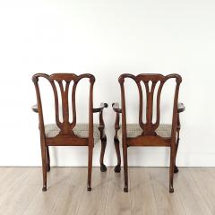 Mid 19th Century Chippendale Arm Chairs a Pair - 3677083