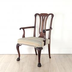 Mid 19th Century Chippendale Arm Chairs a Pair - 3677085