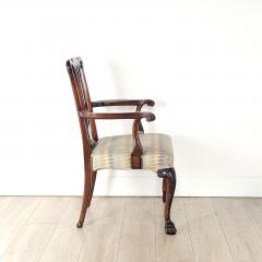 Mid 19th Century Chippendale Arm Chairs a Pair - 3677090