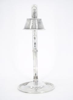 Mid 19th Century English Silver Plate Engraved Wine Cradle Holder - 3168198