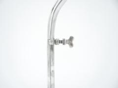 Mid 19th Century English Silver Plate Engraved Wine Cradle Holder - 3168202