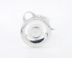 Mid 19th Century English Silver Plate Engraved Wine Cradle Holder - 3168204