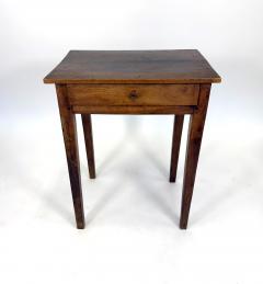 Mid 19th Century French Provincial Solid Walnut Side Table - 4701099