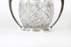 Mid 19th Century German Sterling Cut Glass Punch Bowl - 1333477