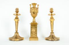 Mid 19th Century Gilt Bronze Three Piece Garniture Set - 1170993