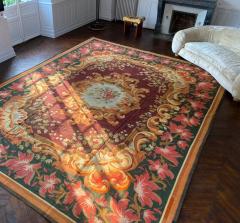 Mid 19th Century Handwoven Aubusson Rug - 4236145