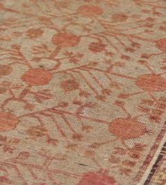 Mid 19th Century Handwoven Wool Vintage Khotan Rug - 2394480