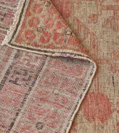 Mid 19th Century Handwoven Wool Vintage Khotan Rug - 2394483