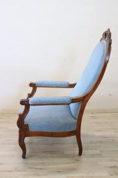 Mid 19th Century Italian Louis Philippe Antique Armchair - 4292254
