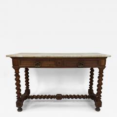 Mid 19th Century Louis XIII Style Walnut Desk - 4568430