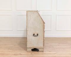 Mid 19th Century Swedish Painted Secretary in Pine circa 1840 1850 - 4465022