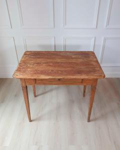Mid 19th Century Swedish Pine One Drawer Side Table - 4564406