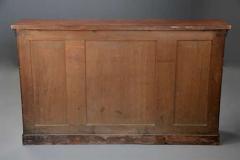 Mid 19th century mahogany breakfront bookcase with Gothic influence - 4757191