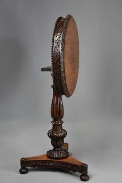 Mid 19thc Anglo Indian padouk circular tilt top occasional table - 4806310