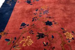 Mid 20th Century Antique Art Deco Chinese Wool Rug 10 X 19 - 1417996