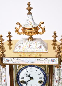 Mid 20th Century Brass Frame Mantel Clock - 801906