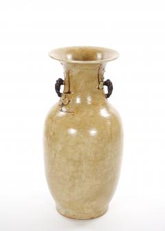 Mid 20th Century Chinese Porcelain Vase With Phoenix and Floral Motifs - 4794467