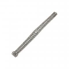 Mid 20th Century Diamond and Platinum Bracelet - 279712