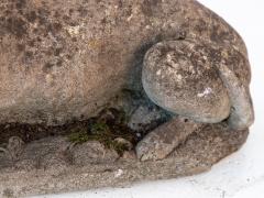 Mid 20th Century English Reconstituted Stone Whippet or Greyhound Dog - 4208888